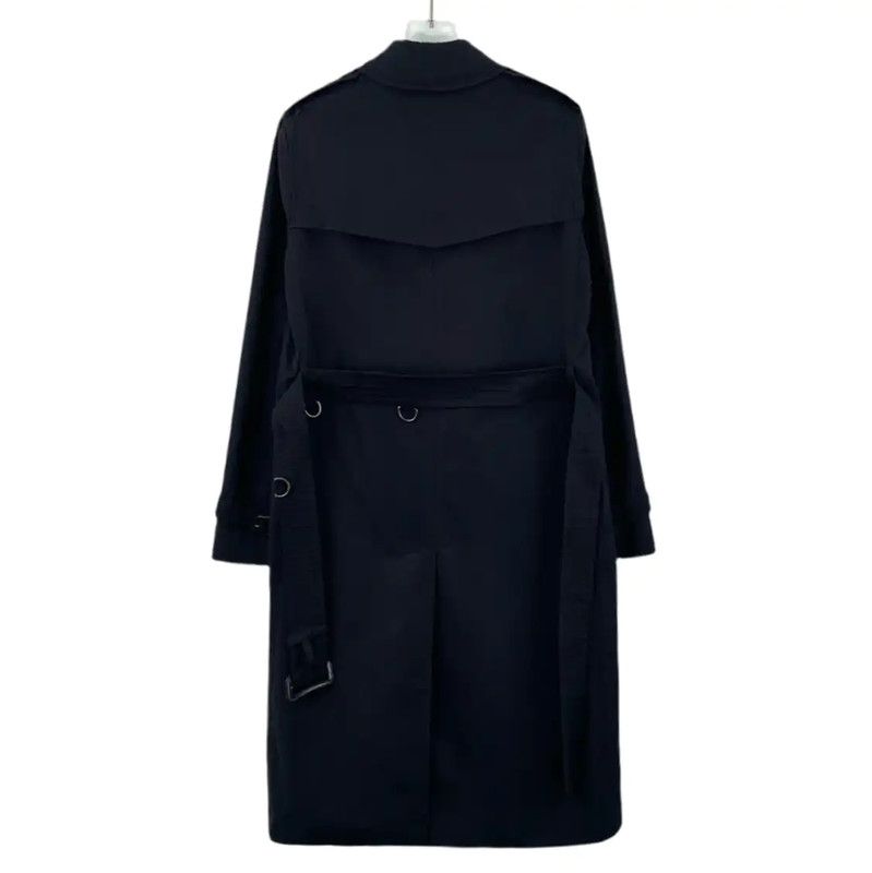 Burberry Burberry Women's Black Cotton Trench Coat Size XS / US 0-2 / IT 36-38 - 2 Thumbnail