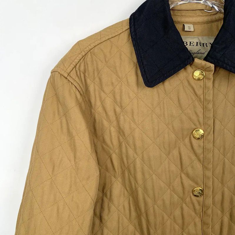 Burberry Burberry Women's Quilted Jacket in Brown Size XS / US 0-2 / IT 36-38 - 3 Thumbnail