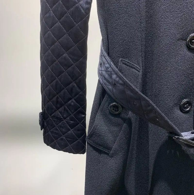 Burberry Burberry Black Wool Women's Coat Size ONE SIZE - 5 Thumbnail