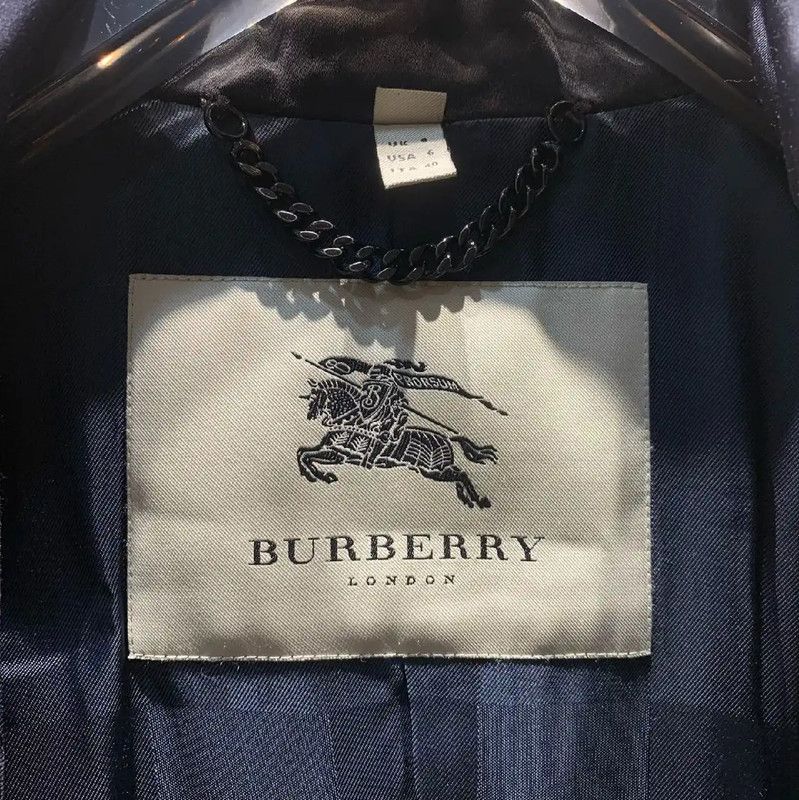 Burberry Burberry Black Wool Women's Coat Size ONE SIZE - 6 Thumbnail