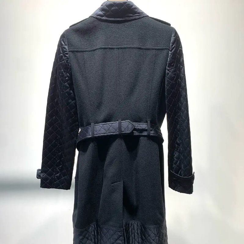 Burberry Burberry Black Wool Women's Coat Size ONE SIZE - 2 Thumbnail