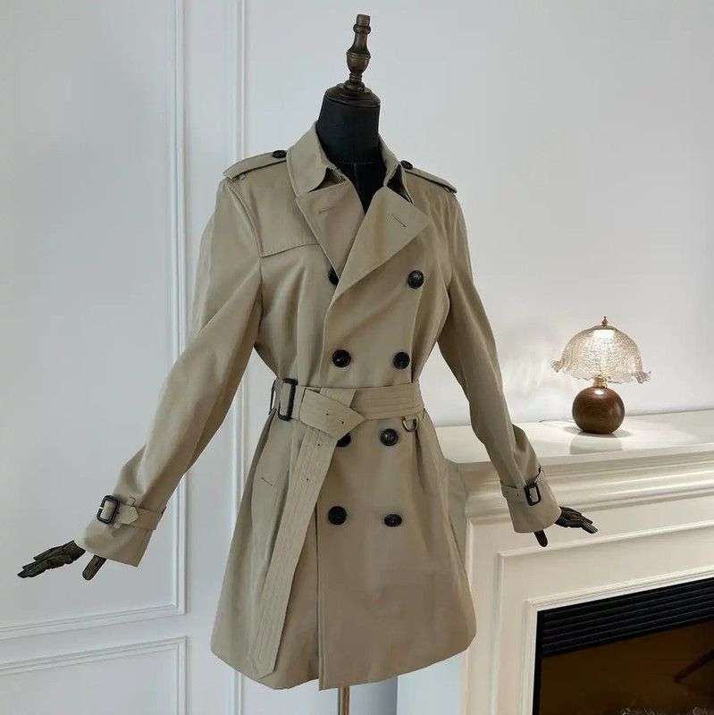 Burberry Burberry Women's Trench Coat in Khaki Size XXL / US 16-18 / IT 52-54 - 7 Thumbnail