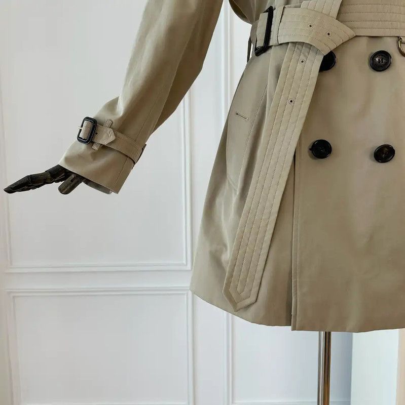 Burberry Burberry Women's Trench Coat in Khaki Size XXL / US 16-18 / IT 52-54 - 3 Thumbnail