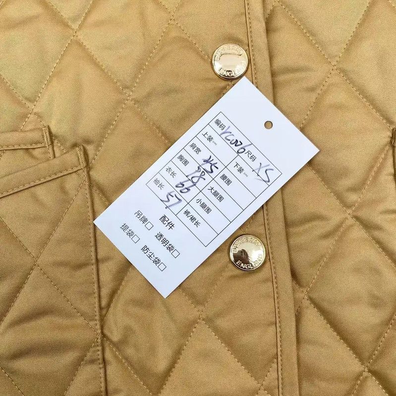 Burberry Burberry Quilted Jacket in Ginger Yellow Size XS / US 0-2 / IT 36-38 - 7 Thumbnail