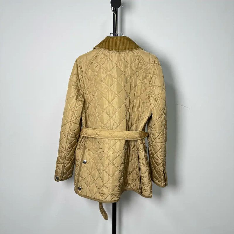 Burberry Burberry Yellow Cotton Women's Jacket Size M / US 6-8 / IT 42-44 - 2 Thumbnail