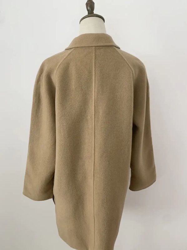 Burberry Burberry Khaki Wool Women's Coat Size M Size M / US 6-8 / IT 42-44 - 4 Thumbnail