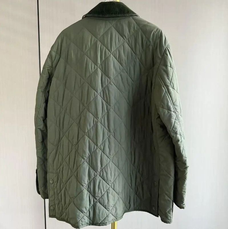 Burberry Burberry Quilted Cotton Jacket in Military Green Size XL / US 12-14 / IT 48-50 - 2 Thumbnail