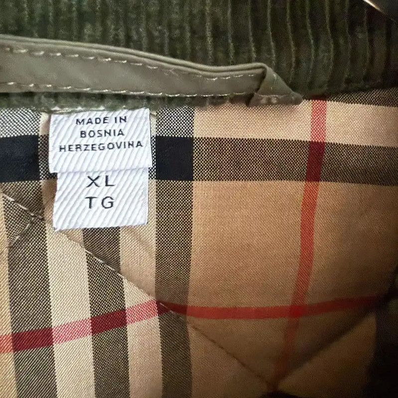 Burberry Burberry Quilted Cotton Jacket in Military Green Size XL / US 12-14 / IT 48-50 - 3 Thumbnail