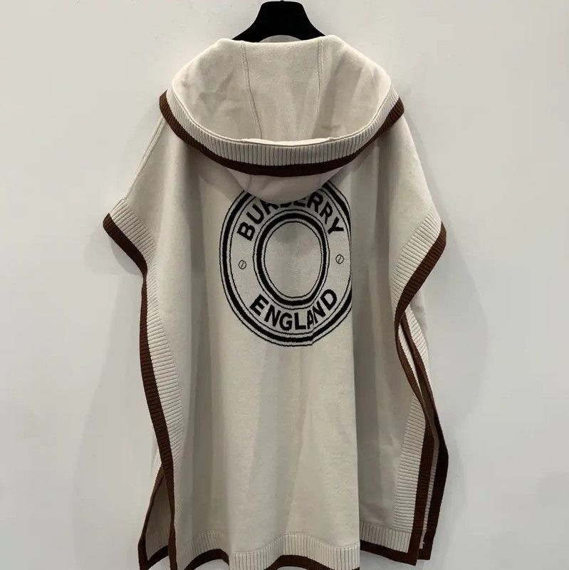 Burberry Burberry Beige Cashmere Women's Cardigan Size ONE SIZE - 3 Thumbnail