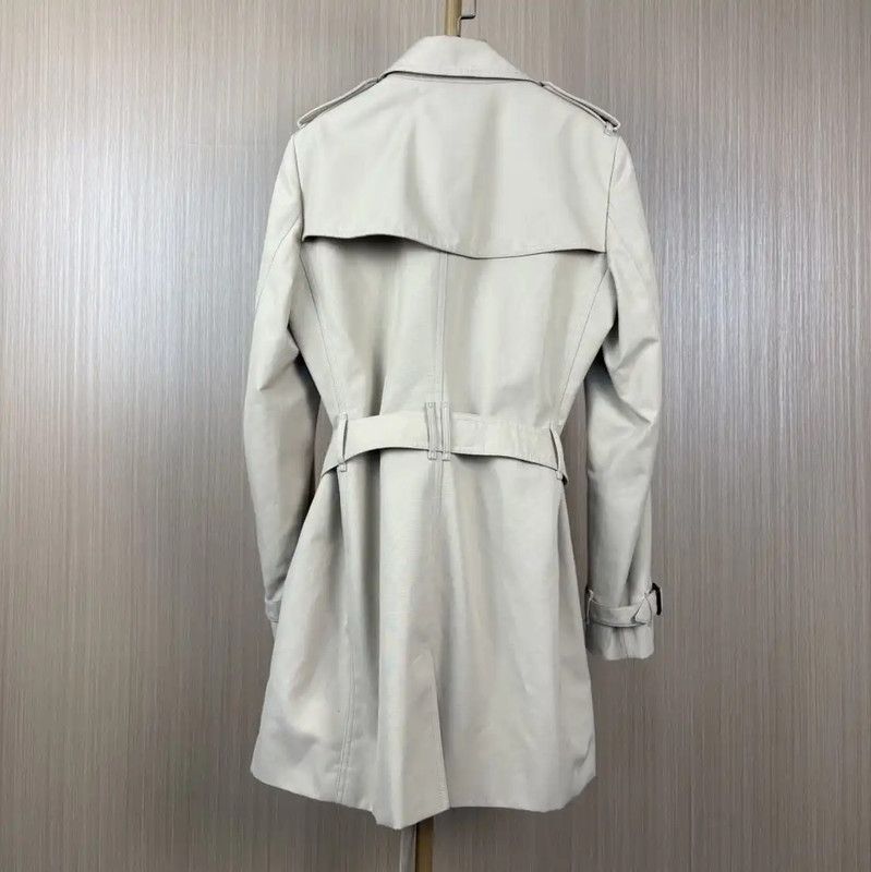 Burberry Burberry Khaki Polyester Mid-Length Women's Trench Coat Size M / US 6-8 / IT 42-44 - 2 Thumbnail