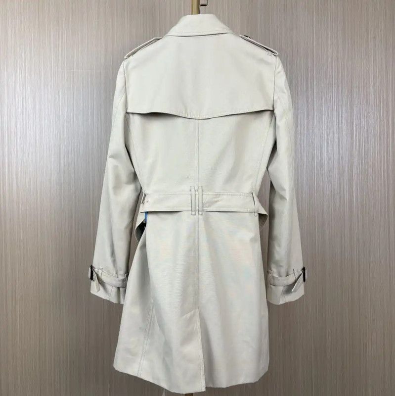 Burberry Burberry Cream Cotton Women's Trench Coat Size M / US 6-8 / IT 42-44 - 2 Thumbnail