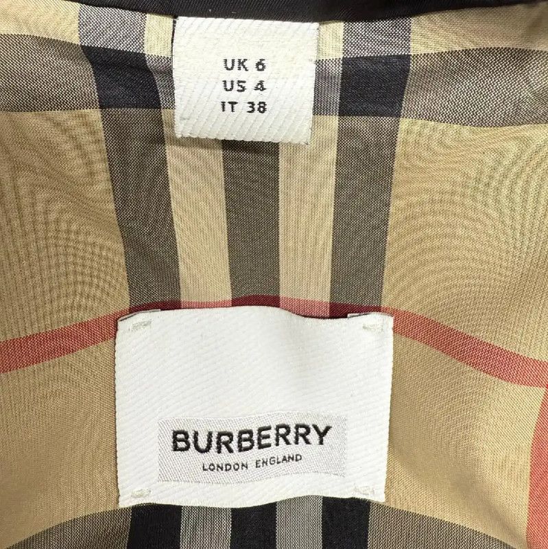 Burberry Burberry Black Polyester Women's Trench Coat Size M / US 6-8 / IT 42-44 - 3 Thumbnail