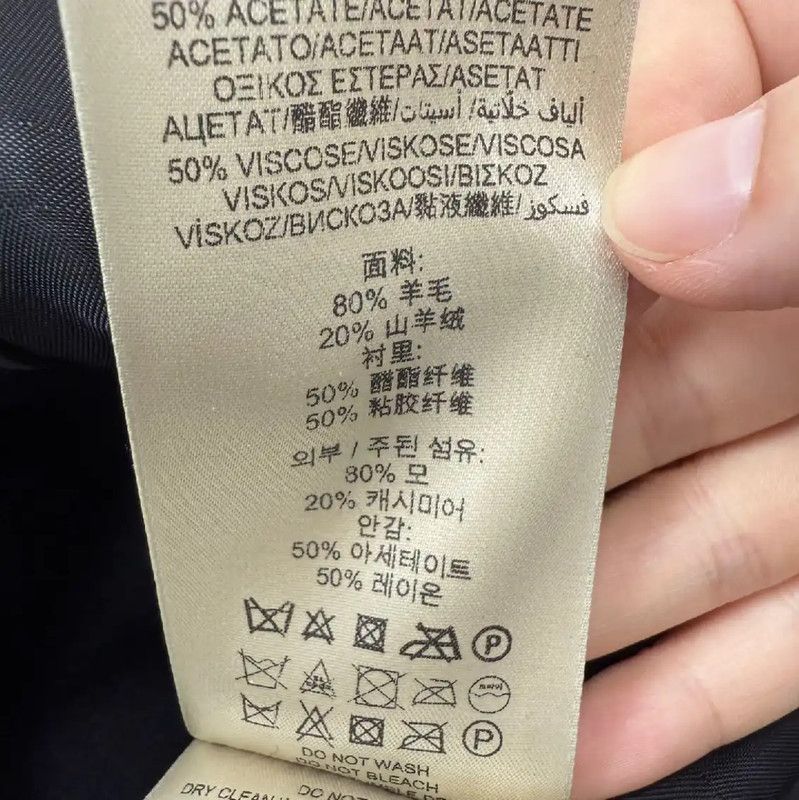 Burberry Burberry Black Wool Women's Trench Coat Size M / US 6-8 / IT 42-44 - 4 Thumbnail