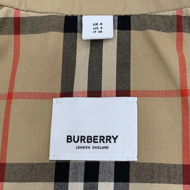 Burberry Burberry Brown Cotton Women's Trench Coat Size XS / US 0-2 / IT 36-38 - 6 Thumbnail