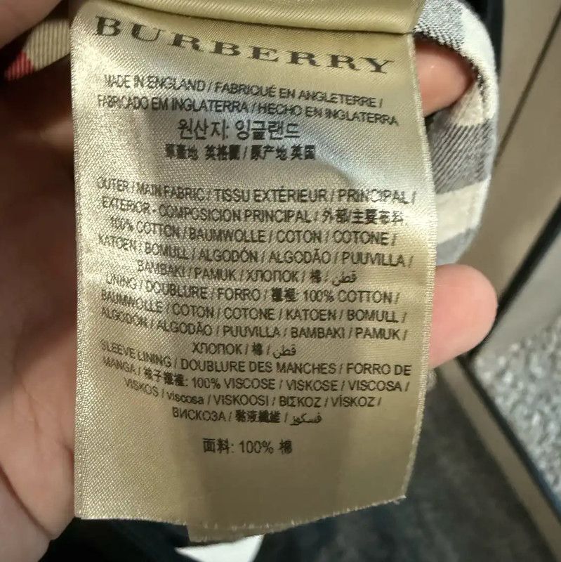 Burberry Burberry Black Cotton Women's Trench Coat Size ONE SIZE - 5 Thumbnail