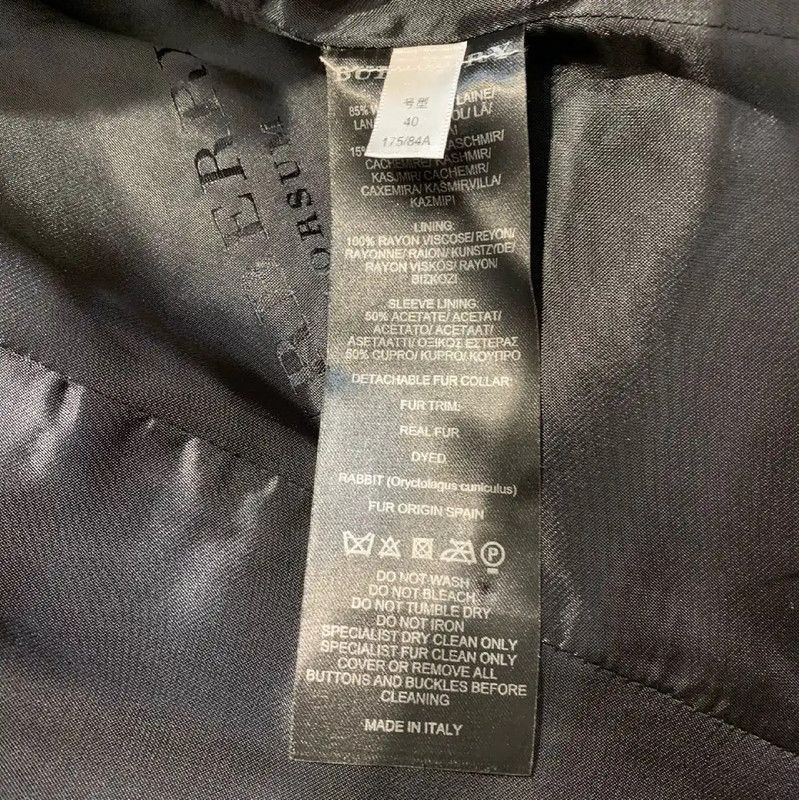 Burberry Burberry Black Cashmere Women's Coat XXL Size XXL / US 16-18 / IT 52-54 - 6 Thumbnail