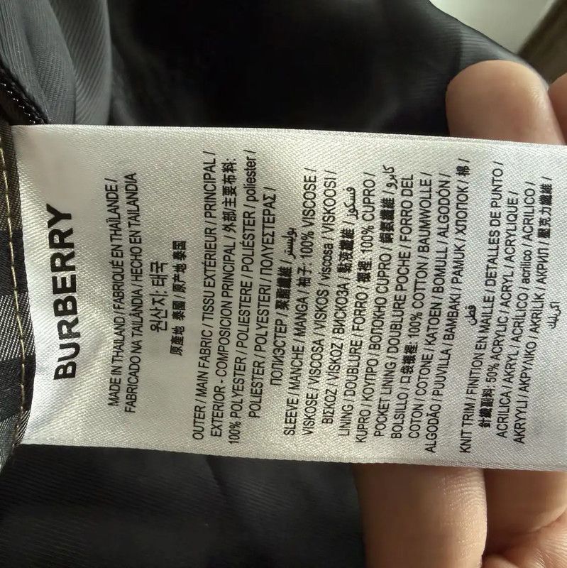 Burberry Burberry Khaki Nylon Women's Jacket Size ONE SIZE - 3 Thumbnail
