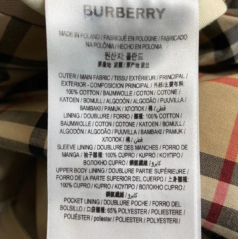 Burberry Burberry Khaki Cotton Women's Trench Coat Size M / US 6-8 / IT 42-44 - 5 Thumbnail