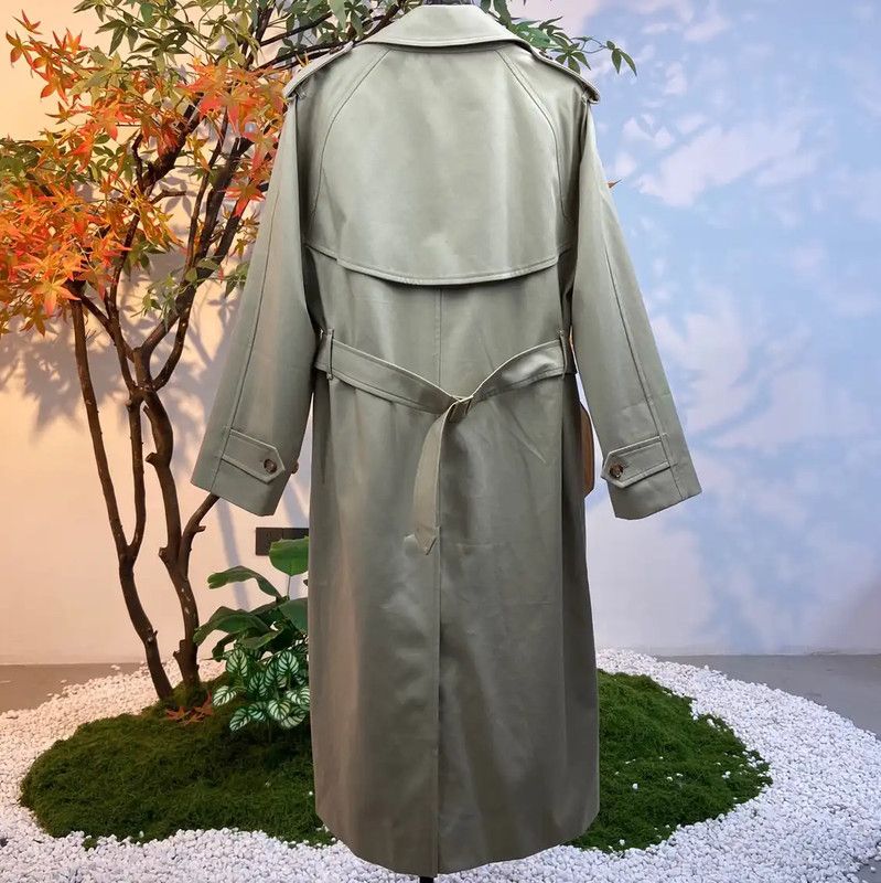 Burberry Burberry Khaki Cotton Women's Trench Coat Size M / US 6-8 / IT 42-44 - 3 Thumbnail