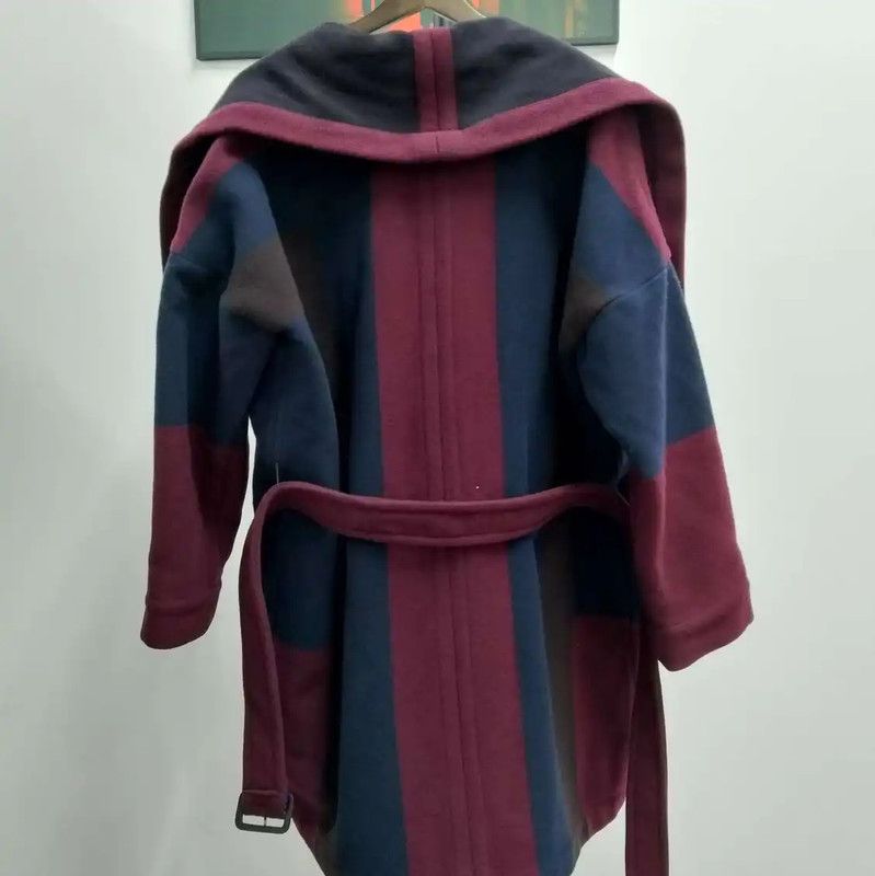 Burberry Burberry Wine Red Wool Long Coat for Women Size S / US 4 / IT 40 - 2 Thumbnail