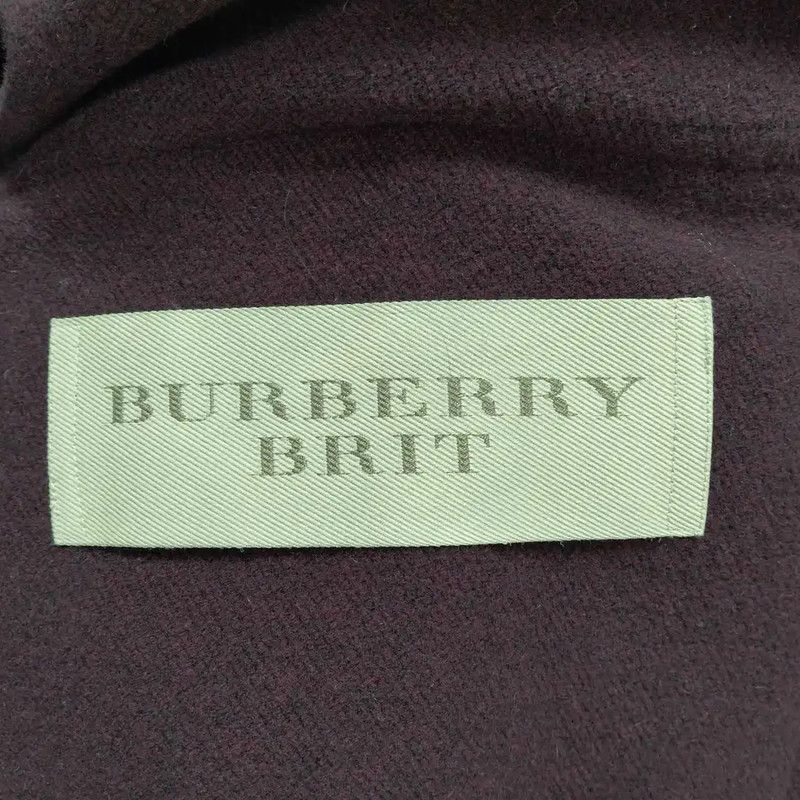 Burberry Burberry Wine Red Wool Long Coat for Women Size S / US 4 / IT 40 - 3 Thumbnail