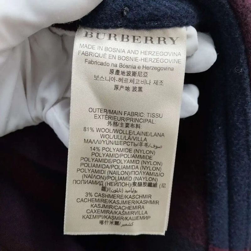 Burberry Burberry Wine Red Wool Long Coat for Women Size S / US 4 / IT 40 - 5 Thumbnail