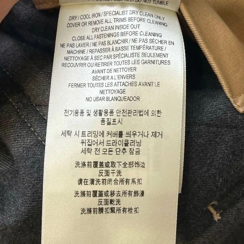Burberry Long Khaki Cotton Coat for Women
