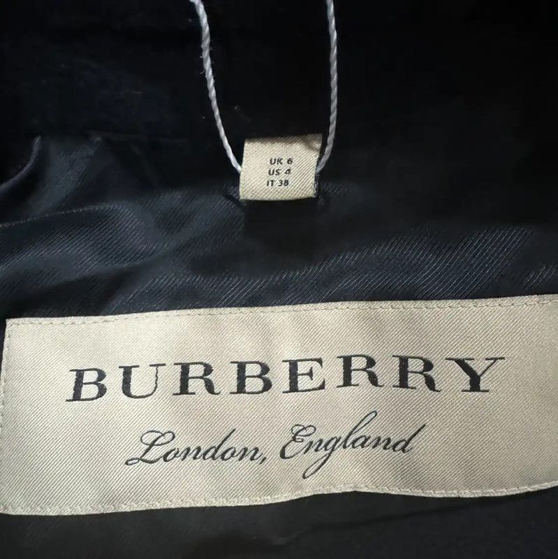 Burberry Burberry Black Wool Women's Coat Size M / US 6-8 / IT 42-44 - 3 Thumbnail