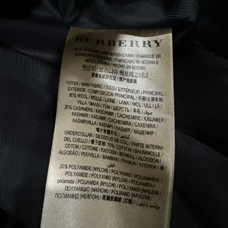 Burberry Burberry Black Wool Women's Coat Size M / US 6-8 / IT 42-44 - 5 Thumbnail