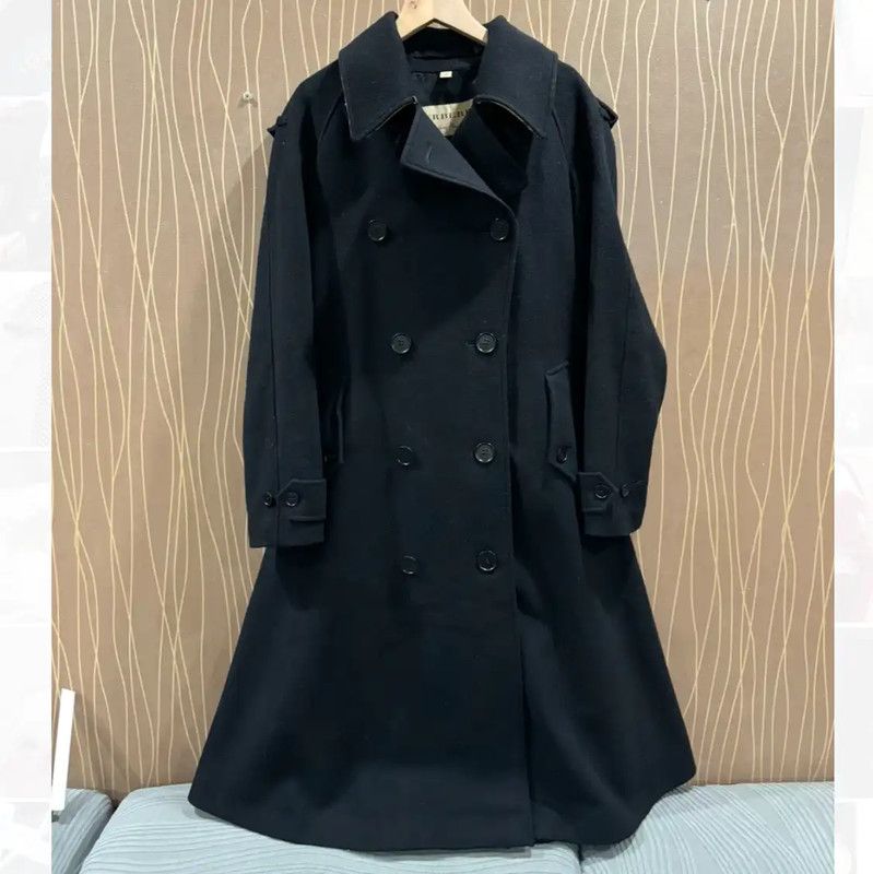 Burberry Burberry Black Wool Women's Coat Size M / US 6-8 / IT 42-44 - 6 Thumbnail