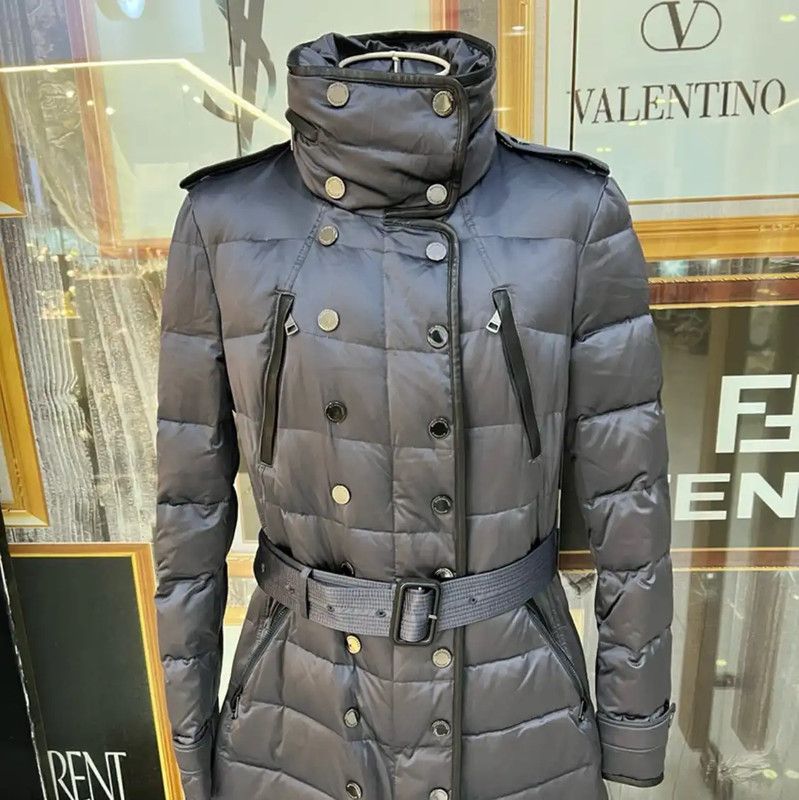 Burberry Burberry Blue Women's Winter Coat Size M / US 6-8 / IT 42-44 - 8 Thumbnail