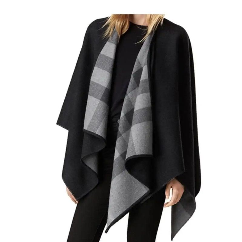 Burberry Burberry Gray Wool Women's Cardigan Size ONE SIZE - 5 Thumbnail