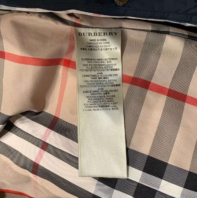 Burberry Burberry Women's Blue Down Jacket Size M / US 6-8 / IT 42-44 - 6 Thumbnail