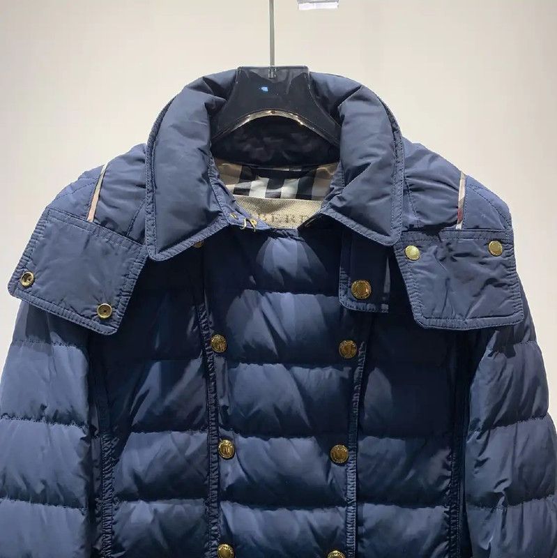 Burberry Burberry Women's Blue Down Jacket Size M / US 6-8 / IT 42-44 - 3 Thumbnail