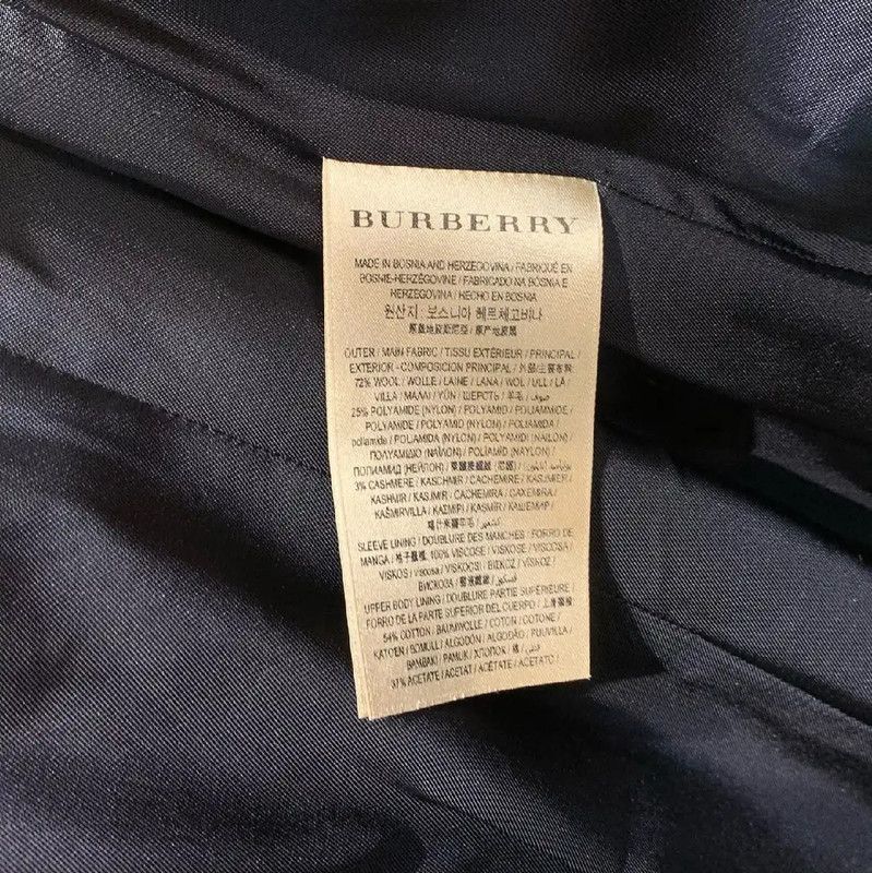 Burberry Burberry Khaki Wool Women's Coat Size ONE SIZE - 4 Thumbnail