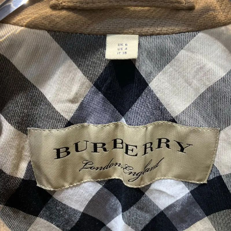 Burberry Burberry Khaki Wool Women's Coat Size ONE SIZE - 3 Thumbnail