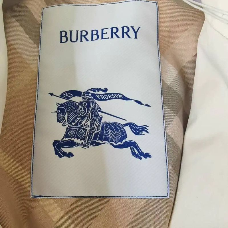 Burberry Burberry Cream Women's Trench Coat Size L / US 10 / IT 46 - 3 Thumbnail