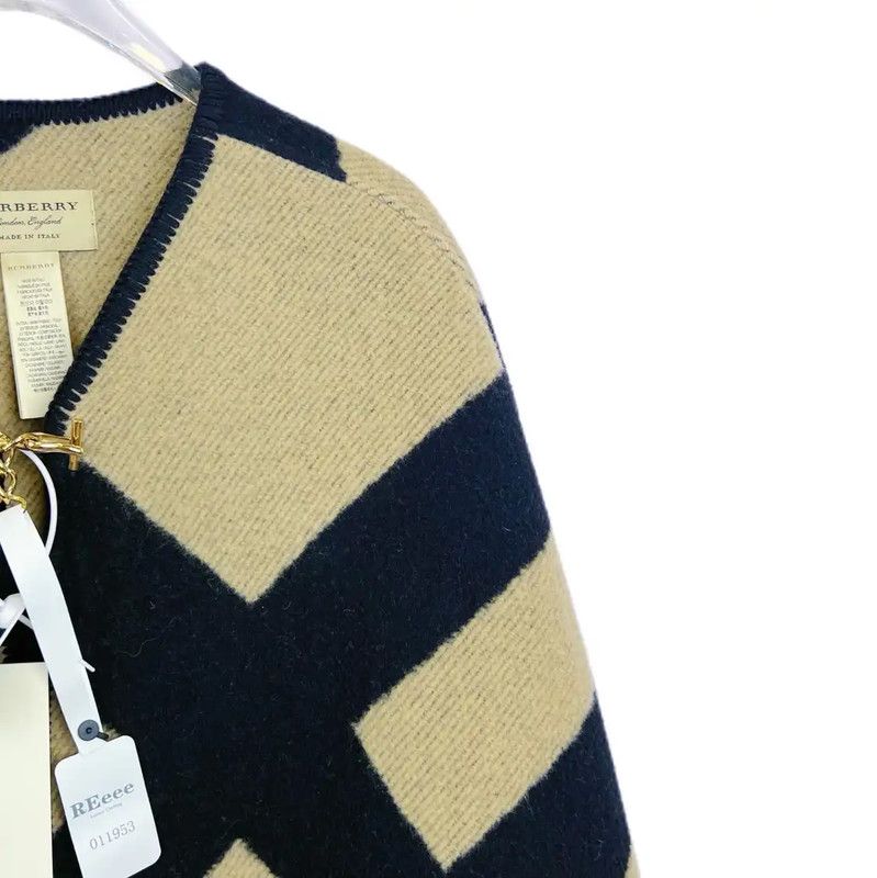 Burberry Burberry Khaki Cotton Knit Sweater for Women Size ONE SIZE - 3 Thumbnail