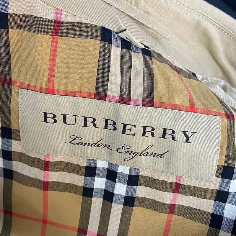 Burberry Burberry Khaki Cotton Women's Trench Coat Size L / US 10 / IT 46 - 5 Thumbnail