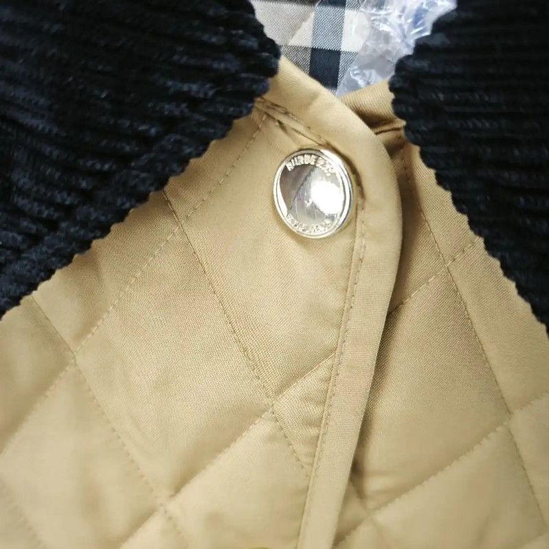 Burberry Burberry Khaki Quilted Women's Jacket Size L / US 10 / IT 46 - 2 Thumbnail