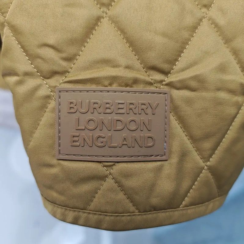 Burberry Burberry Khaki Quilted Women's Jacket Size L / US 10 / IT 46 - 9 Thumbnail