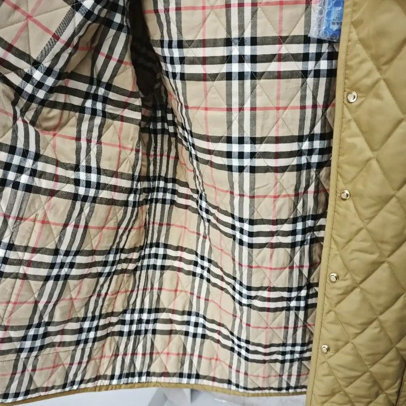Burberry Burberry Khaki Quilted Women's Jacket Size L / US 10 / IT 46 - 5 Thumbnail