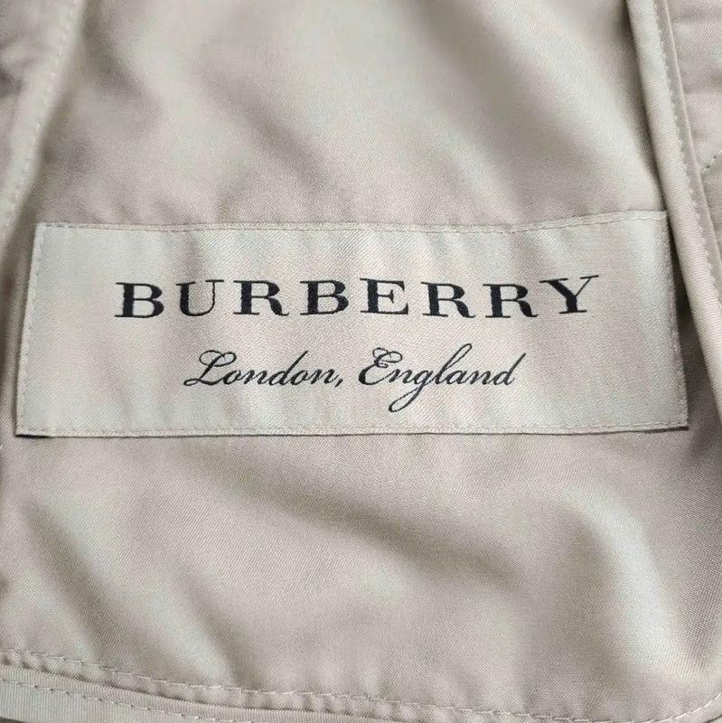 Burberry Burberry Quilted Beige Polyester Women's Jacket Size M / US 6-8 / IT 42-44 - 3 Thumbnail