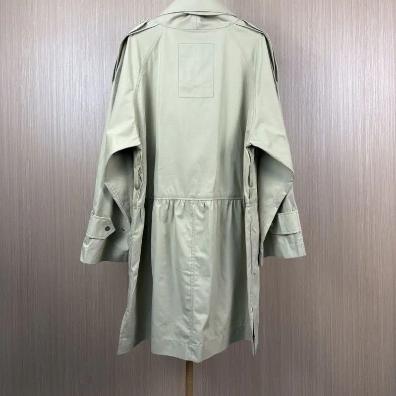 Burberry Burberry Light Green Cotton Jacket for Women Size S / US 4 / IT 40 - 2 Thumbnail
