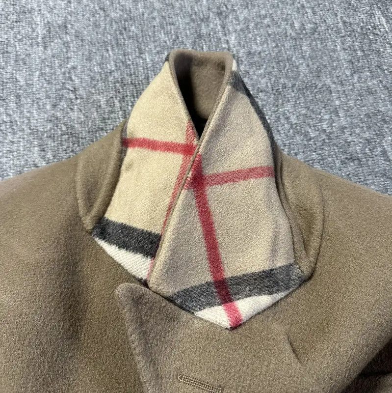 Burberry Burberry Long Cashmere Coat in Khaki Size M / US 6-8 / IT 42-44 - 6 Thumbnail