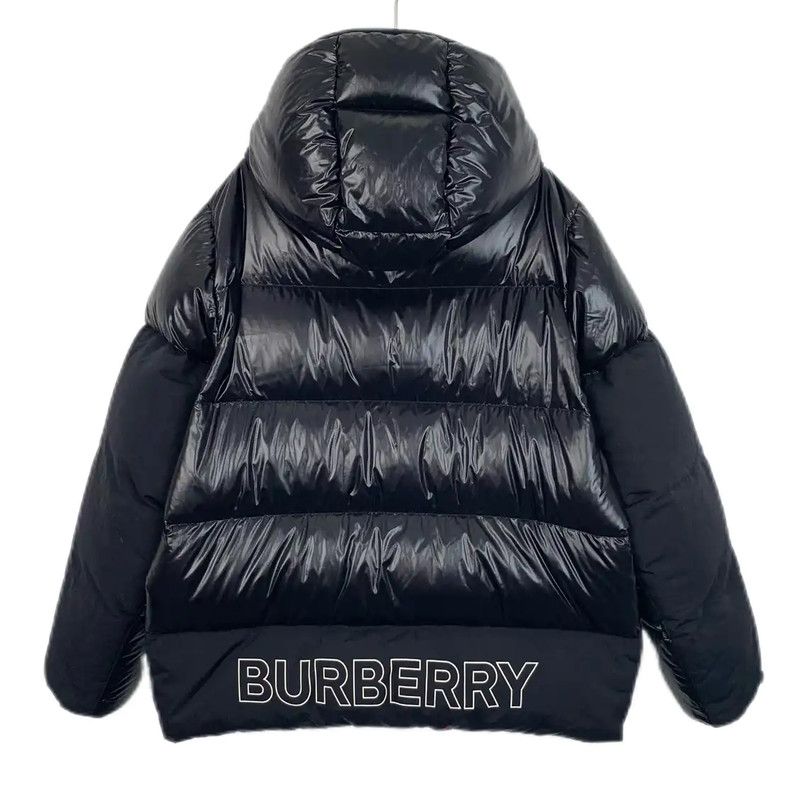 Burberry Burberry L Size Dark Blue Women's Down Jacket Size L / US 10 / IT 46 - 2 Thumbnail
