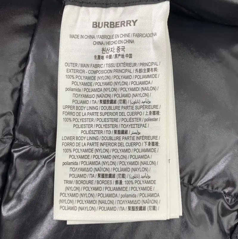 Burberry Burberry L Size Dark Blue Women's Down Jacket Size L / US 10 / IT 46 - 6 Thumbnail