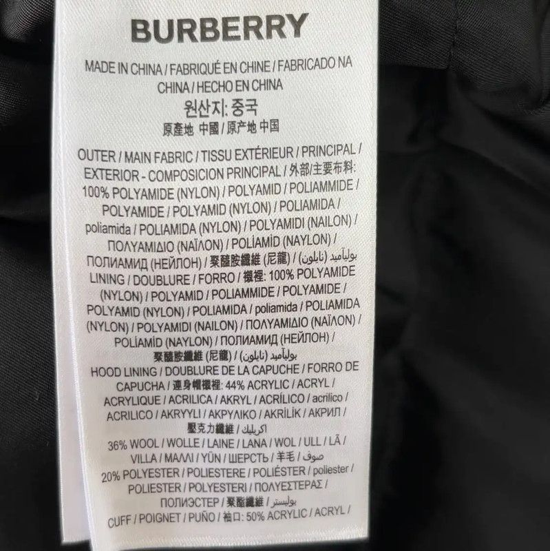 Burberry Burberry Black Women's Cotton Puffer Jacket Size S / US 4 / IT 40 - 4 Thumbnail