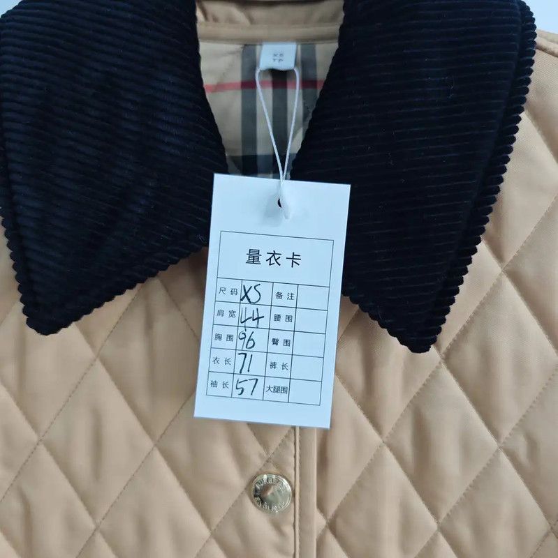 Burberry Burberry Women's Khaki Wool Cotton Jacket Size XS / US 0-2 / IT 36-38 - 5 Thumbnail