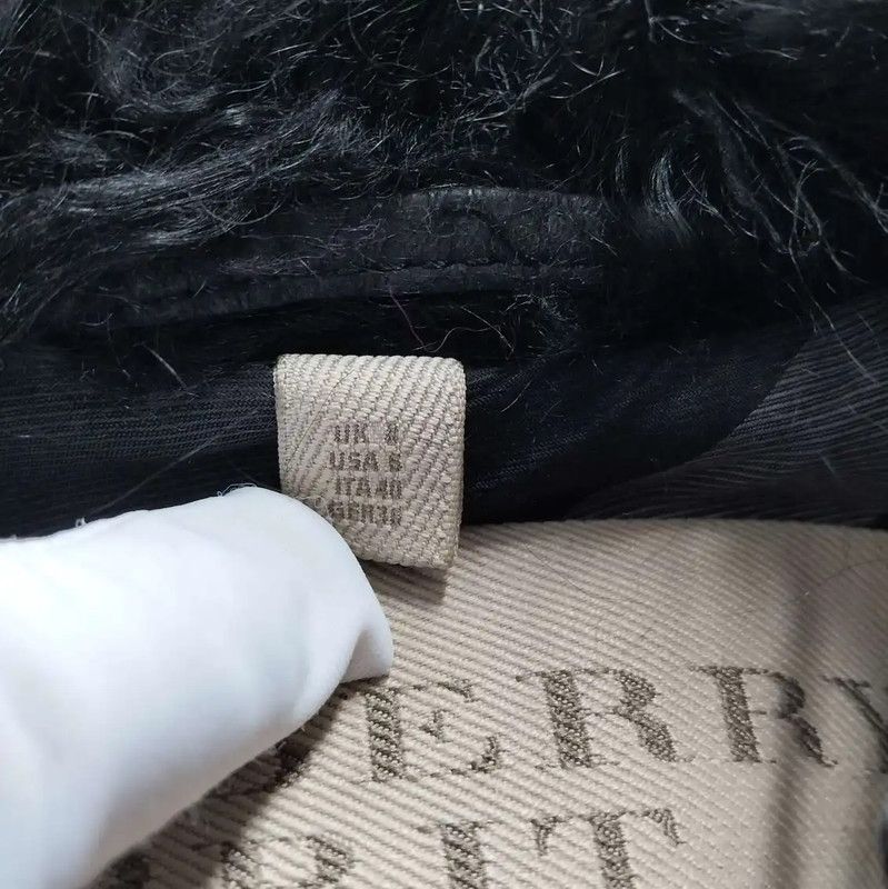 Burberry Burberry Women's Black Wool Winter Coat Size L / US 10 / IT 46 - 4 Thumbnail